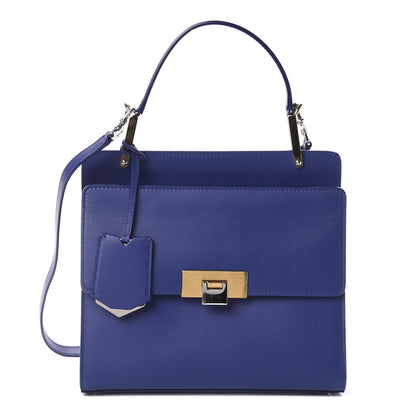 Balenciaga Smooth Calfskin Le Dix S Cartable Shoulder Bag Bleu Mineral 1 of 9