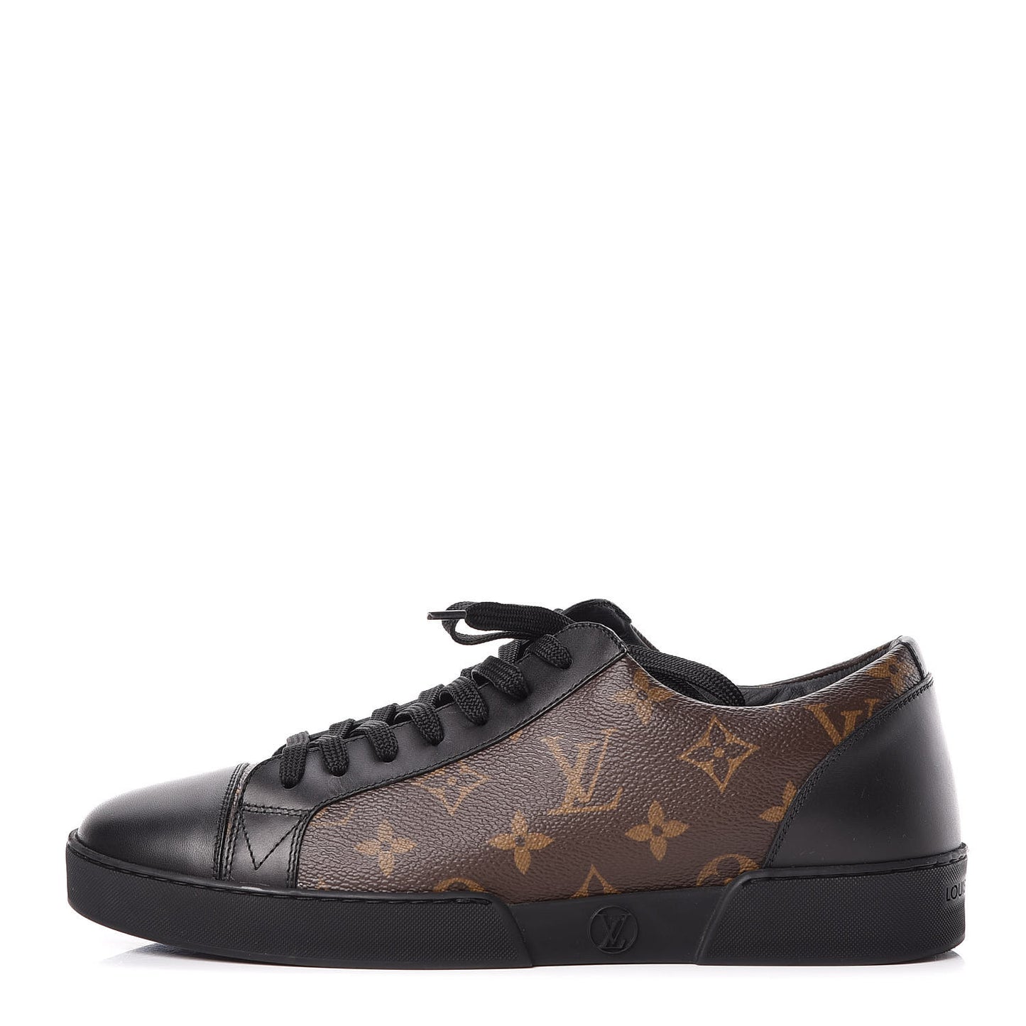 Calfskin Monogram Luxembourg Sneakers 6 Black