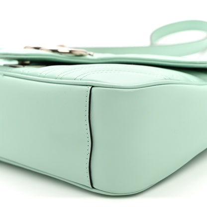 Gucci Calfskin Matelasse Small GG Marmont Shoulder Bag Water Green 10 of 10