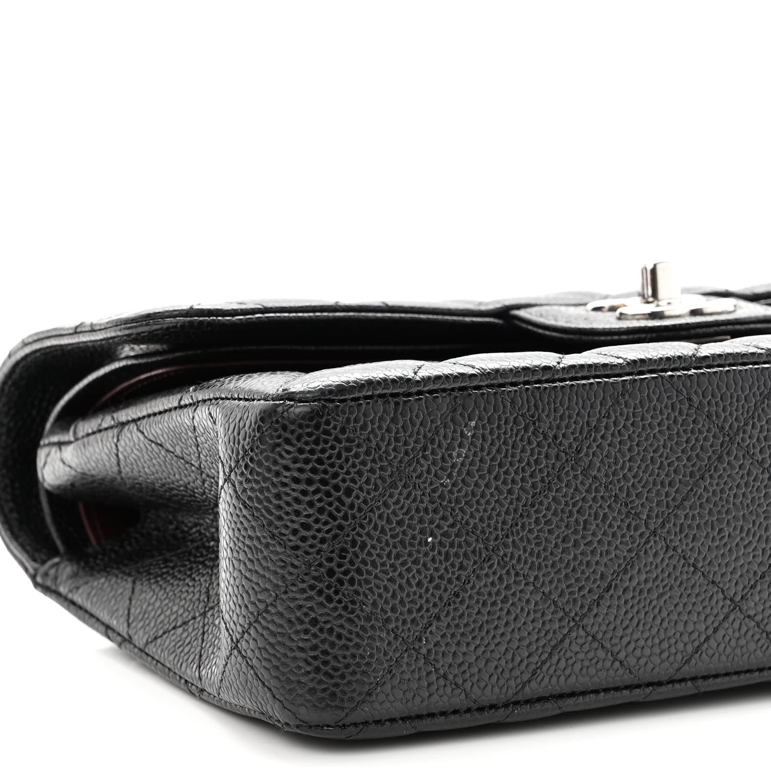 Chanel Caviar Quilted Small Double Flap Black 9 of 10