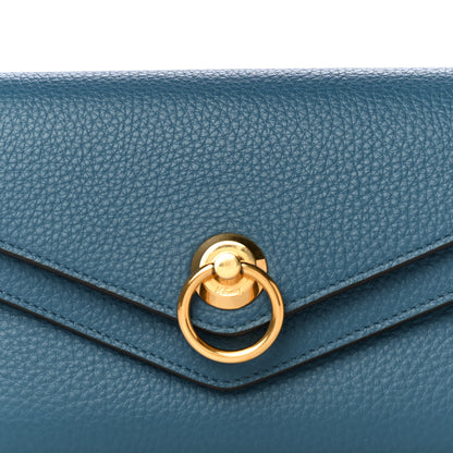 Mulberry Small Classic Grain Medium Harlow Wallet Steel Blue 7 of 12