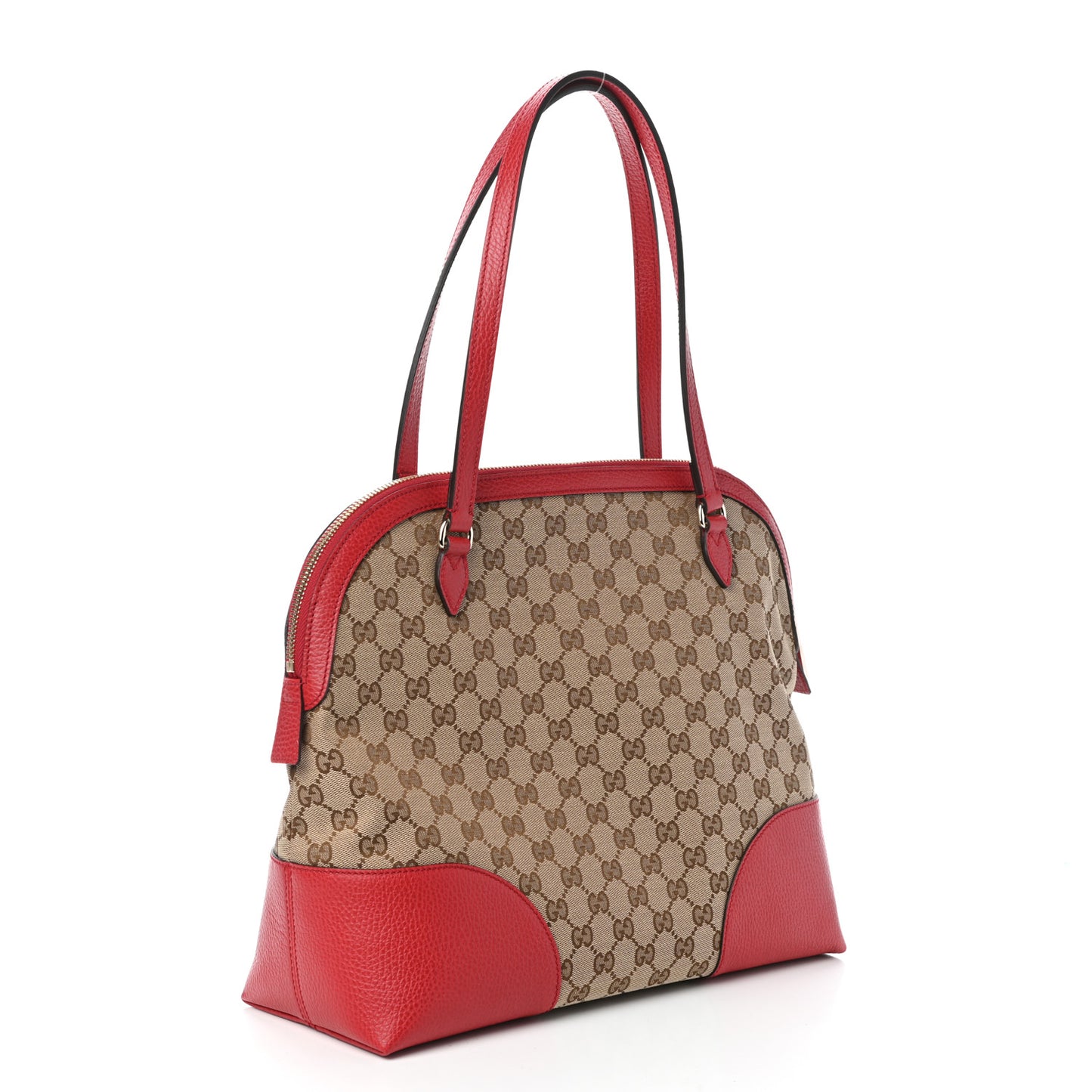 Monogram Medium Bree Shoulder Bag Red
