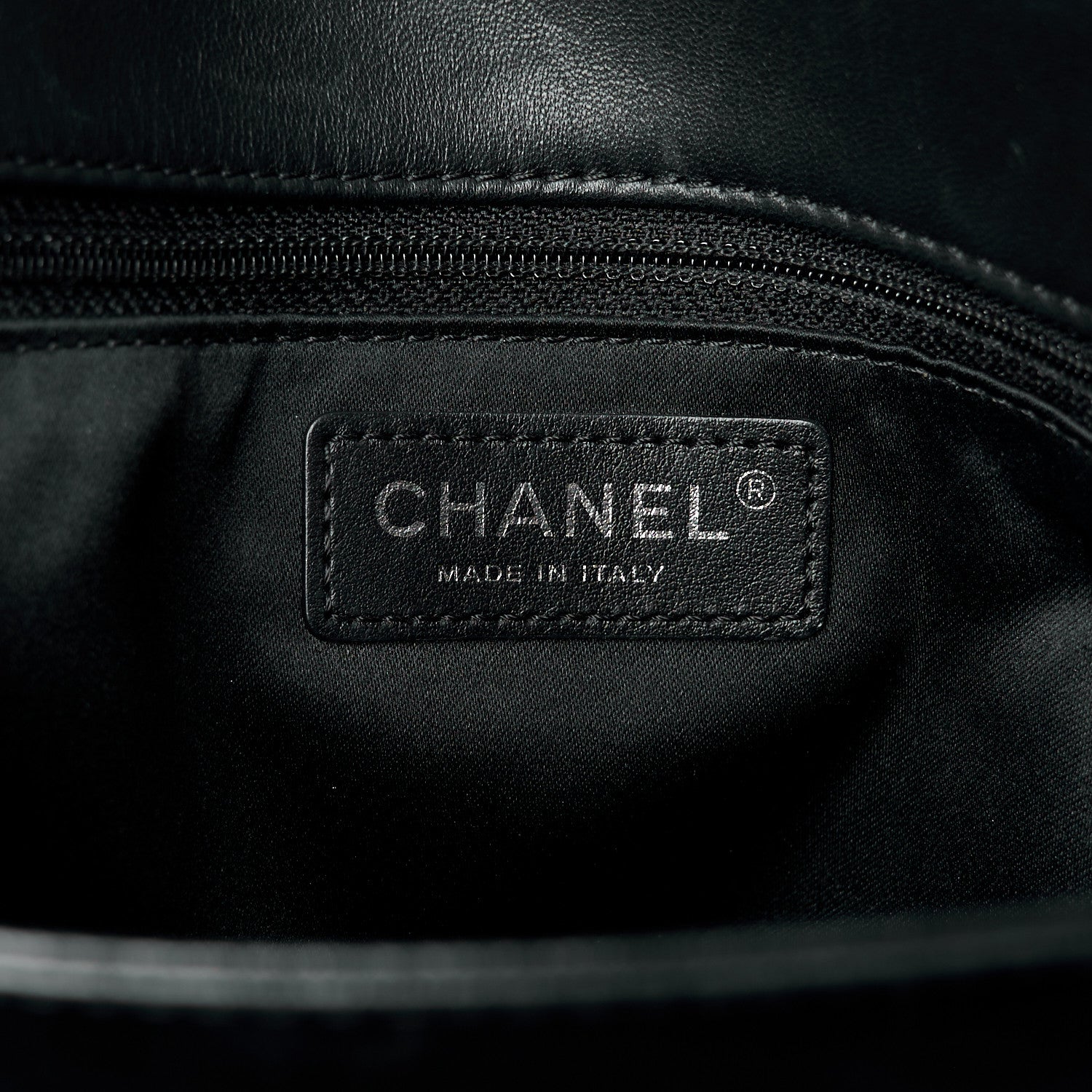 Chanel Lambskin Quilted Large Pagode Piping Flap Black 7 of 12