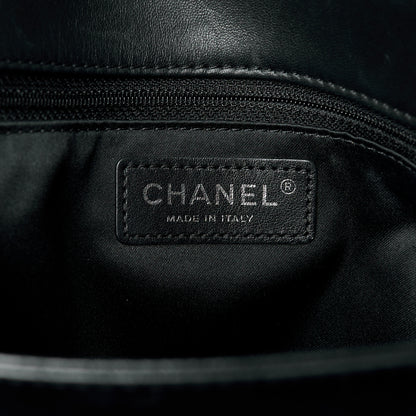 Chanel Lambskin Quilted Large Pagode Piping Flap Black 7 of 12