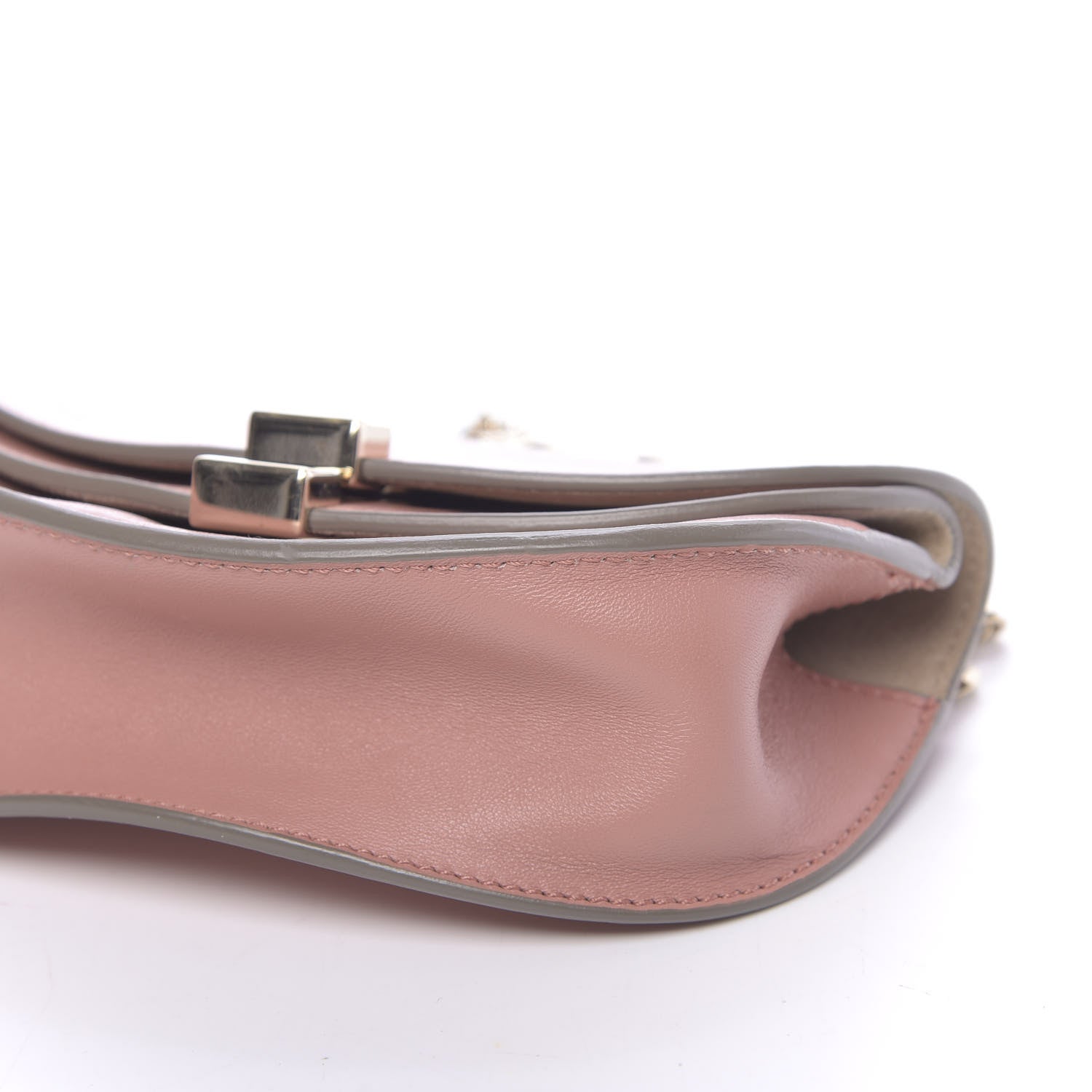 Chloe Lambskin Nano Georgia Crossbody Bag Nougat 10 of 12