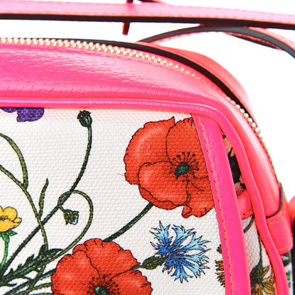 Gucci Canvas Flora Floral Shoulder Bag White Fuchsia Fluo 11 of 11