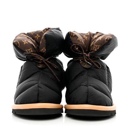 Louis Vuitton Nylon Monogram Pillow Comfort Ankle Boot 40 Black 2 of 8