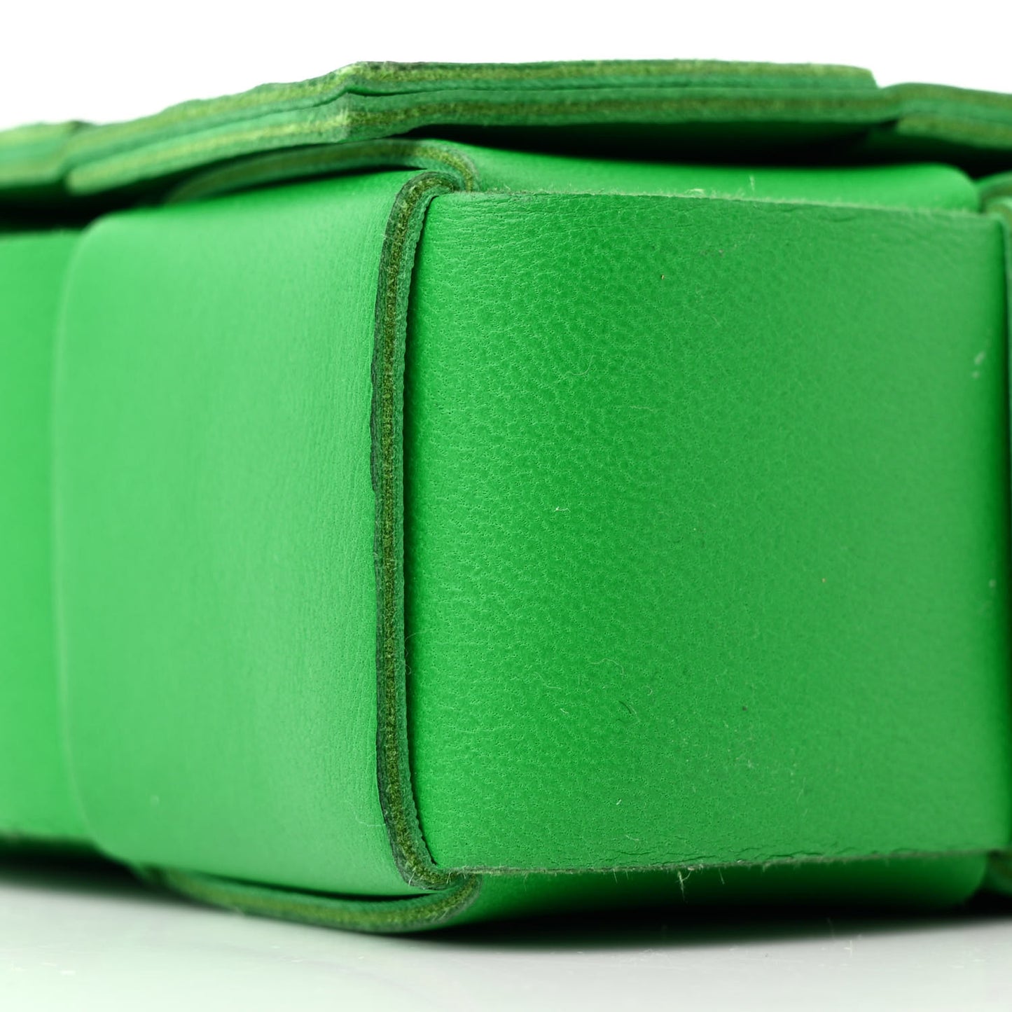 Lambskin Maxi Intrecciato Cassette Crossbody Bag Parakeet