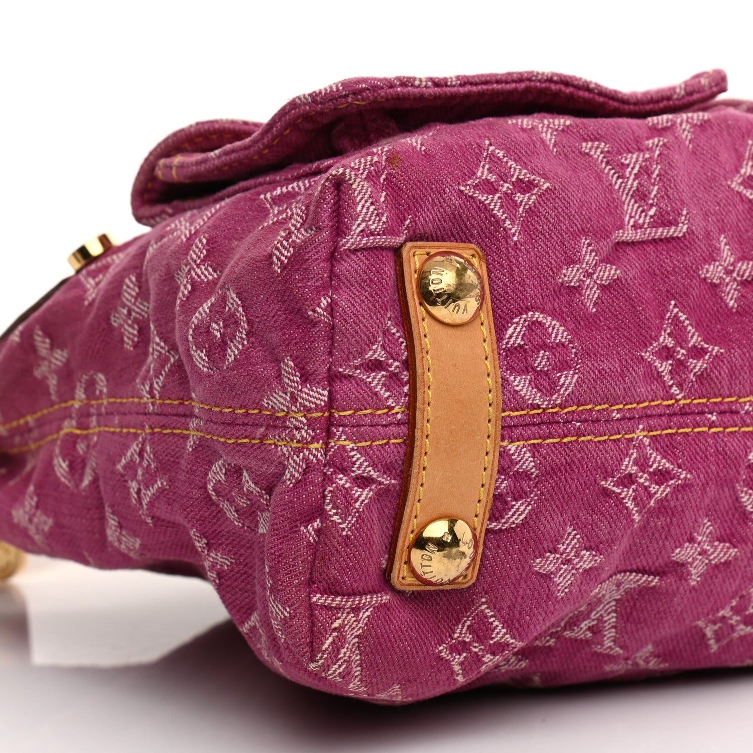 Louis Vuitton Denim Baggy PM Fuchsia 16 of 25