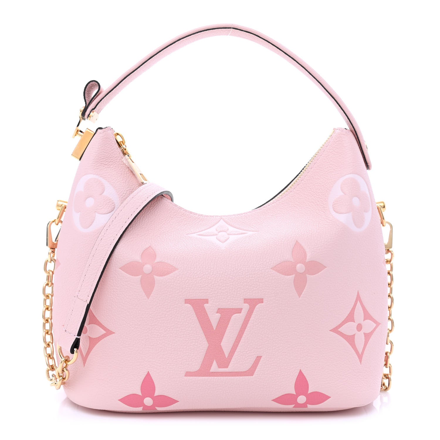 Louis Vuitton Empreinte Monogram Giant By The Pool Marshmallow Hobo PM Bouton De Rose 1 of 11