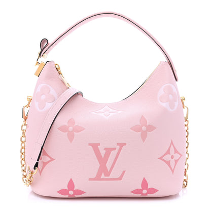 Louis Vuitton Empreinte Monogram Giant By The Pool Marshmallow Hobo PM Bouton De Rose 1 of 11