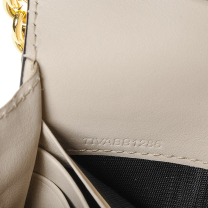 Burberry Grainy Calfskin Henley Wallet On Chain Limestone 8 of 8