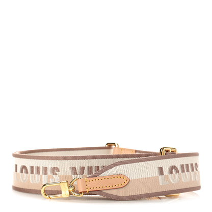 Louis Vuitton Jacquard Speedy Bandouliere 20 Shoulder Strap Beige 1 of 3