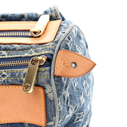 Louis Vuitton Monogram Denim Neo Speedy Blue 16 of 18
