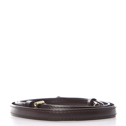 Louis Vuitton Calfskin 12mm Adjustable Shoulder Strap Brown 2 of 4