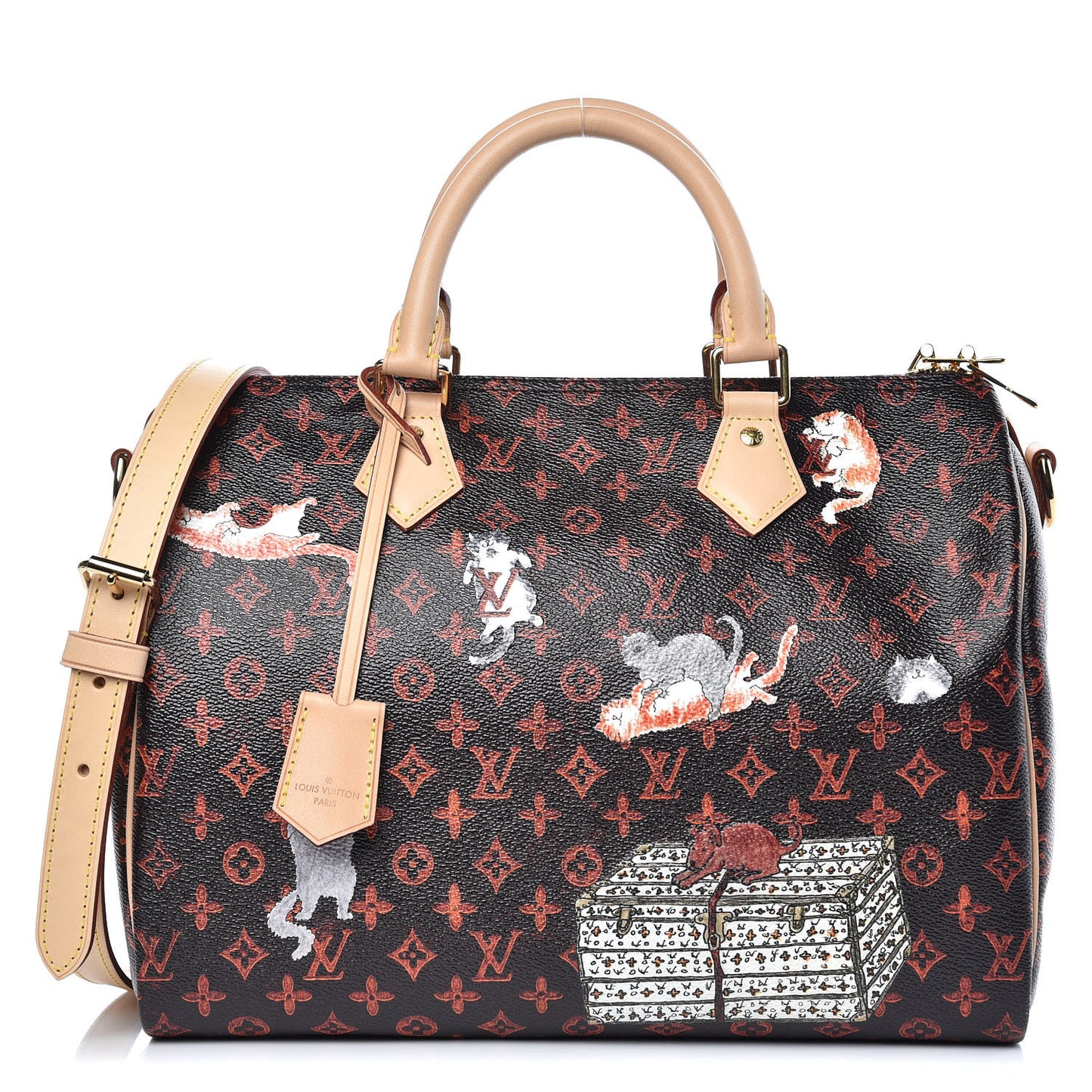 Catogram Speedy Bandouliere 30 Marron