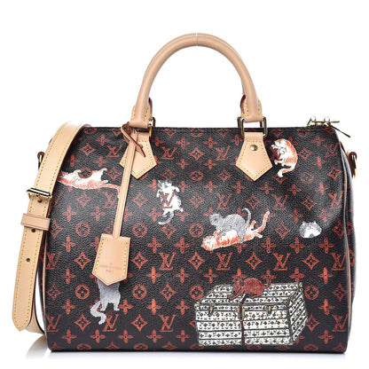 Louis Vuitton Catogram Speedy Bandouliere 30 Marron 1 of 8
