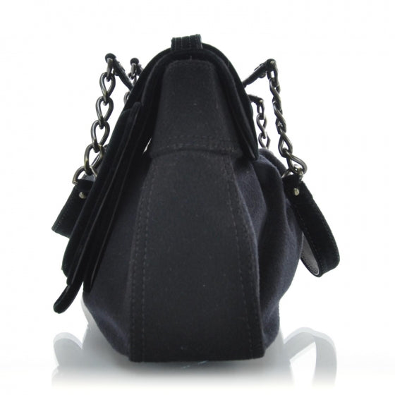 Cashmere Velvet B Bag Black