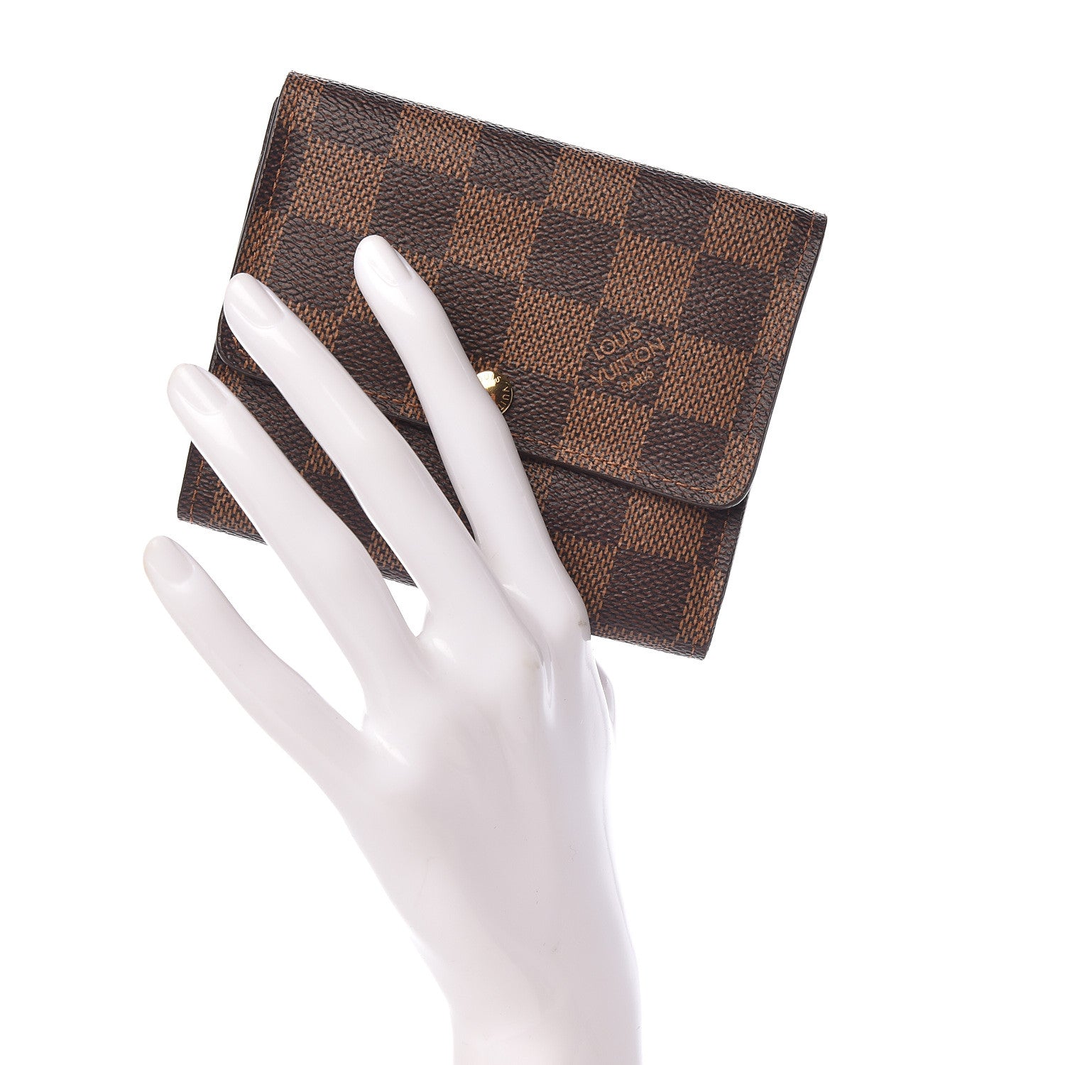 Louis Vuitton Damier Ebene Anais Wallet 2 of 7