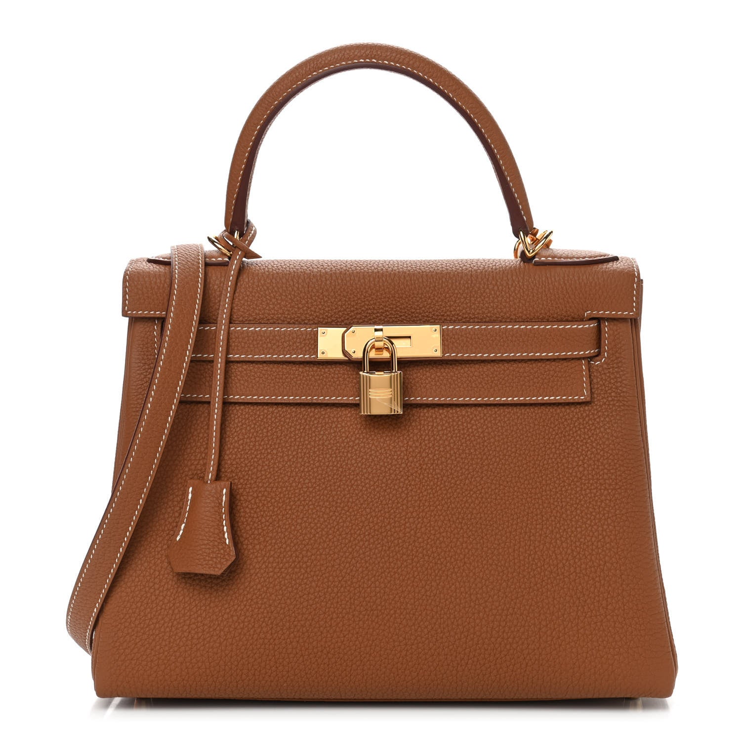 Hermes Togo Kelly Retourne 28 Gold 1 of 9