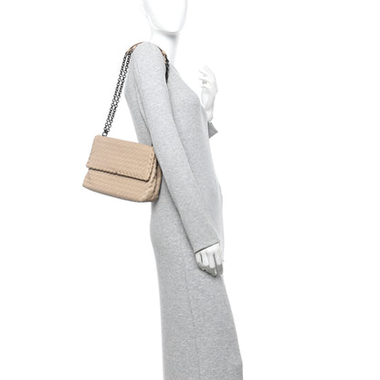 Bottega Veneta Nappa Intrecciato Small Olimpia Shoulder Bag Mink 2 of 15