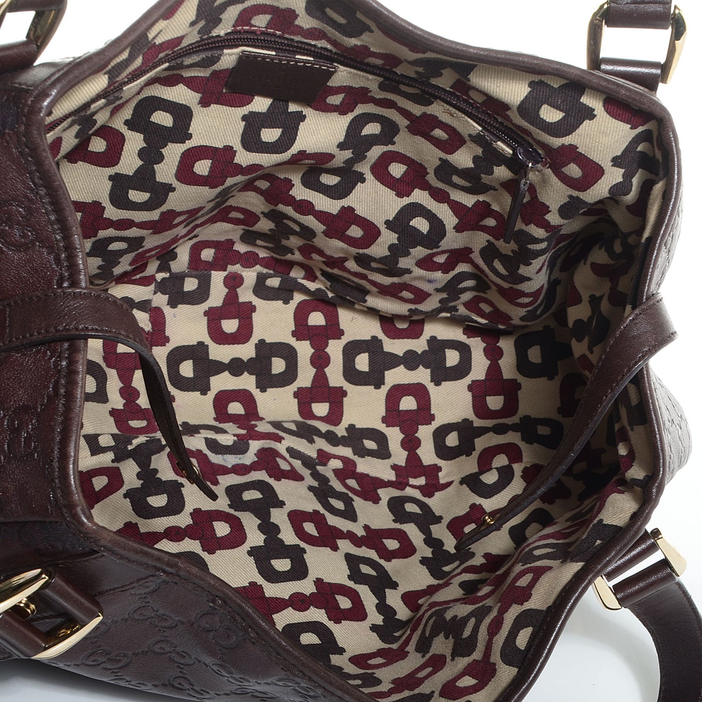 Guccissima Medium Abbey Shoulder Bag Chocolate