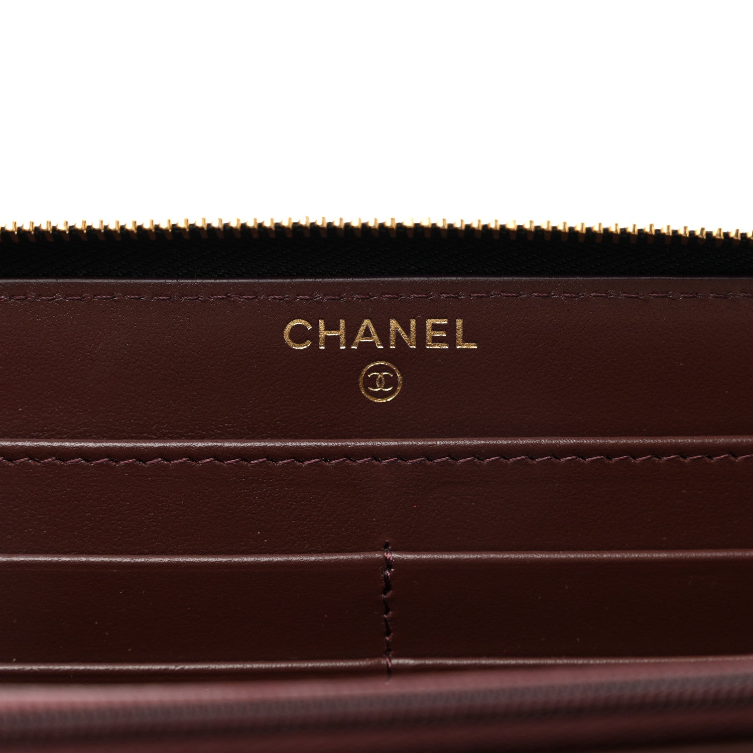 Chanel Caviar Quilted Large Gusset Zip Around Wallet Black 6 of 8