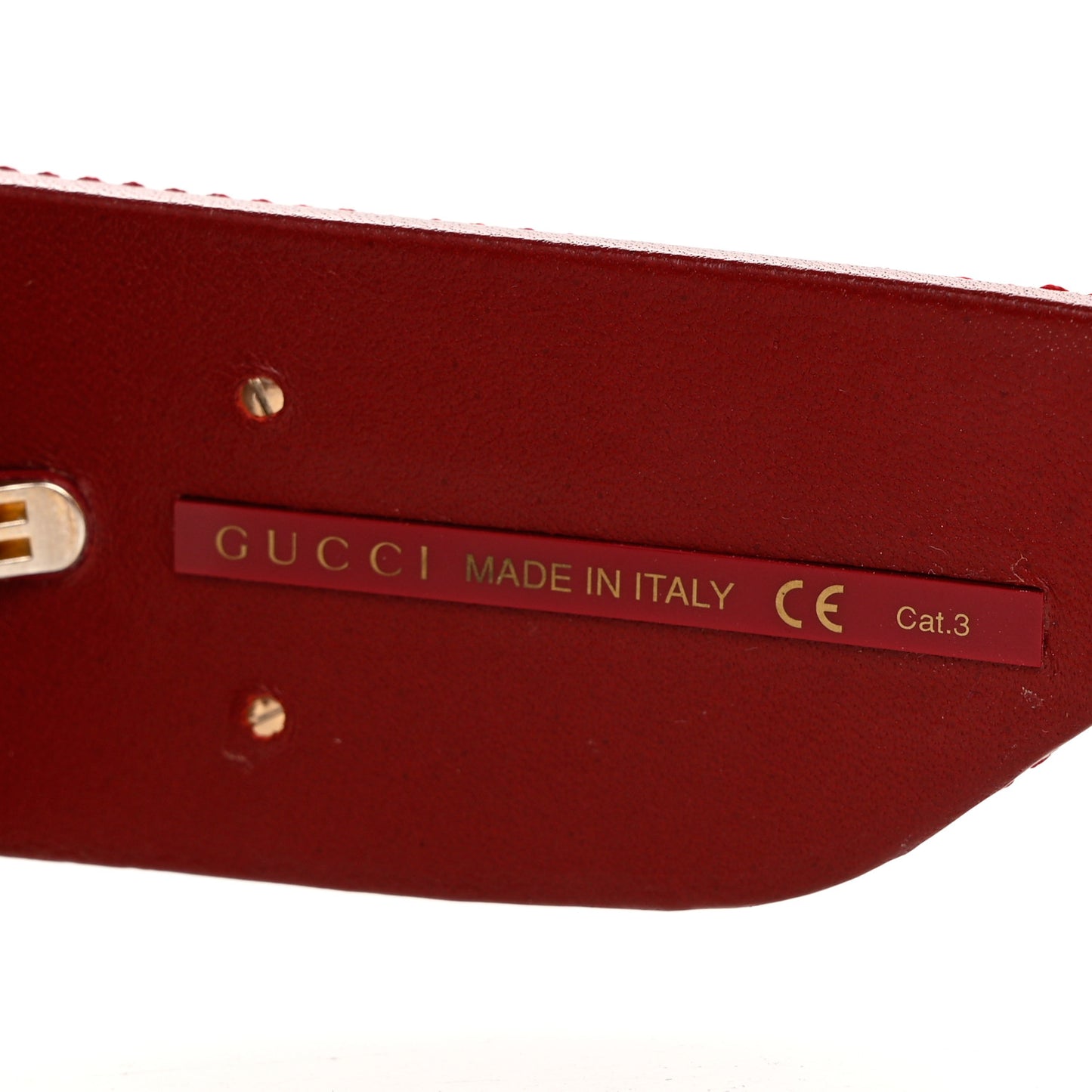 Acetate Frame GG Marmont Logo Sunglasses Red