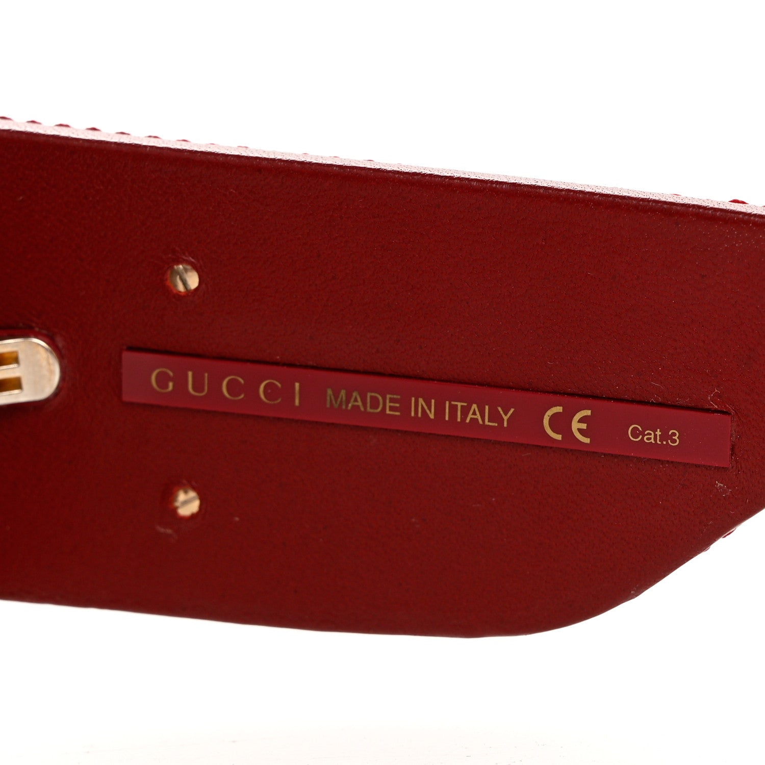 Gucci Acetate Frame GG Marmont Logo Sunglasses Red 6 of 6
