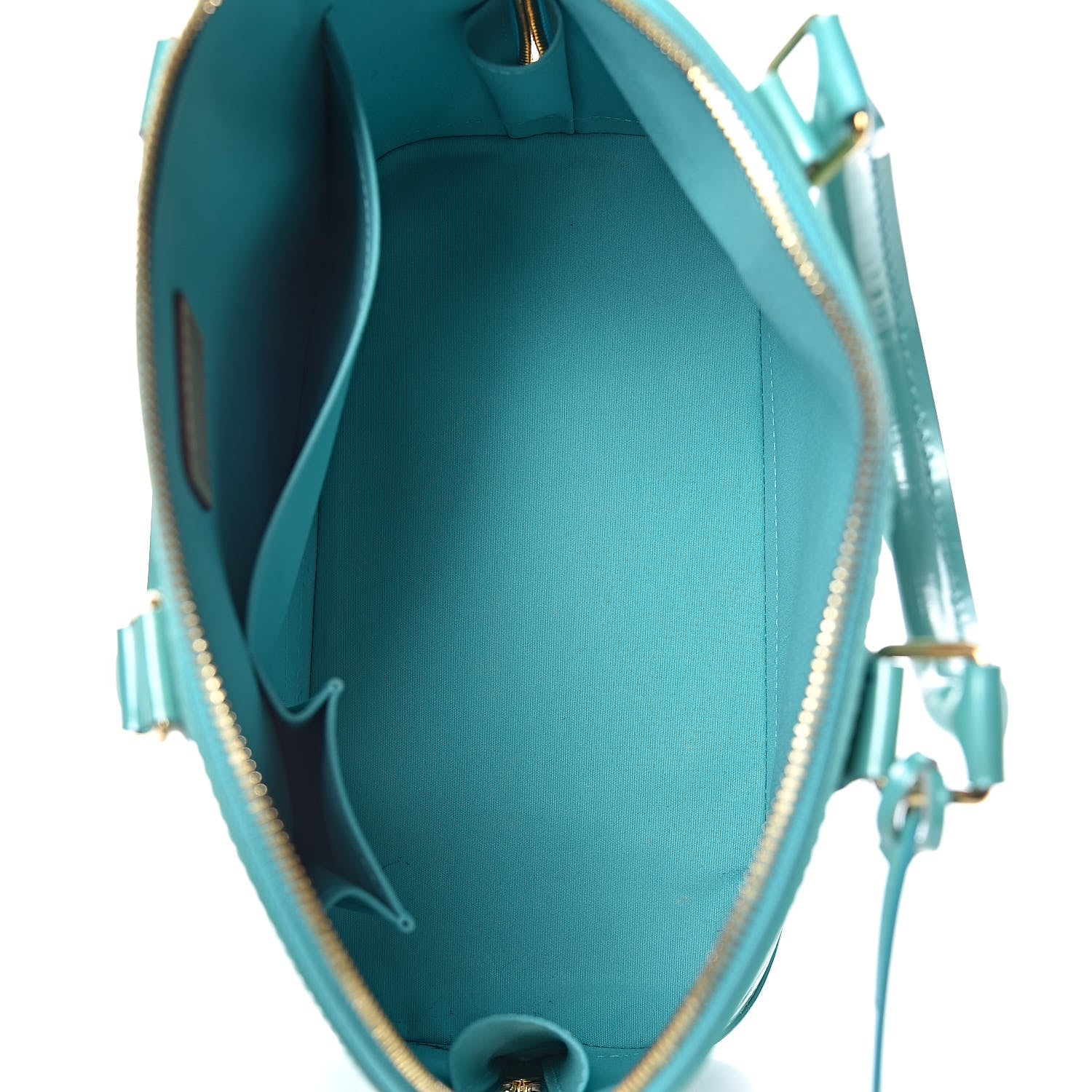 Louis Vuitton Vernis Alma PM Blue Lagon 7 of 16