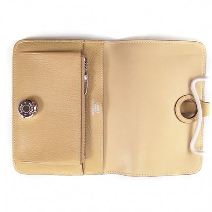 Hermes Evergrain Calfskin Dogon Wallet Biscuit 5 of 9