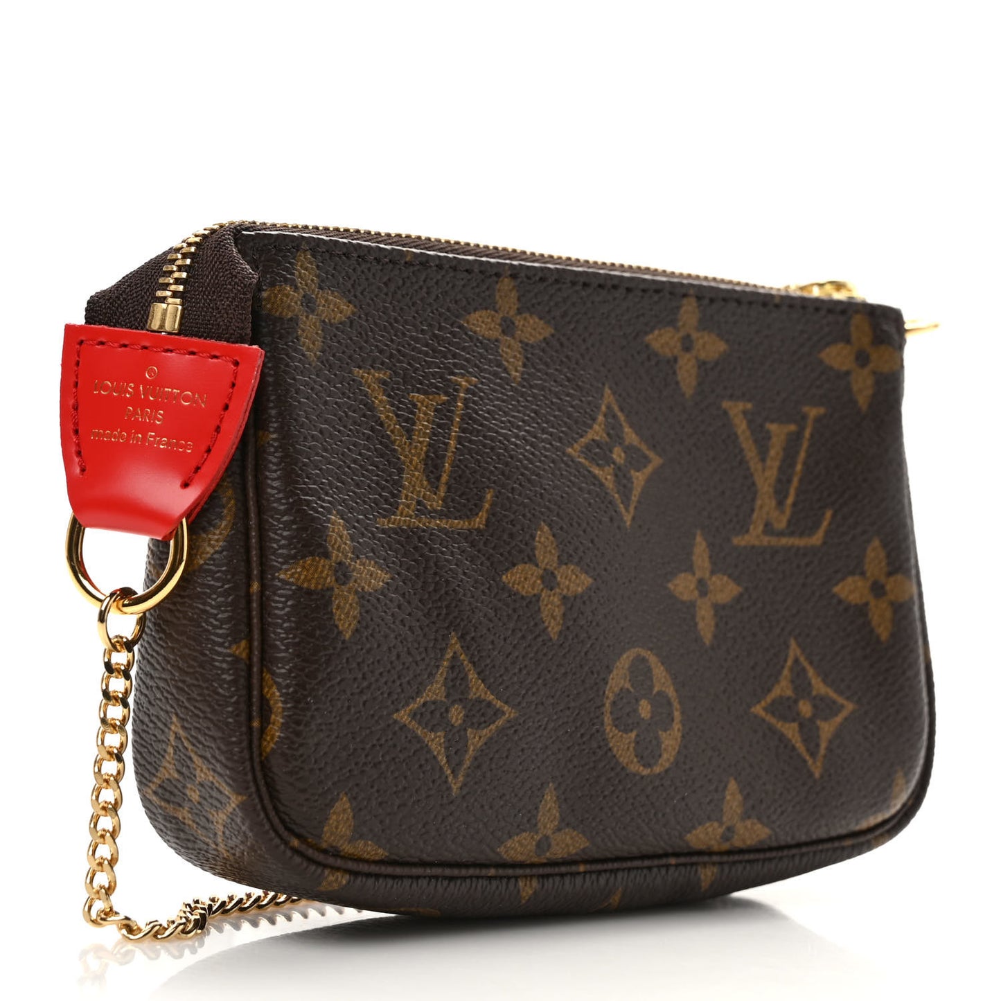 Monogram 2020 Christmas Animation Bumper Cars Mini Pochette Accessories Coquelicot