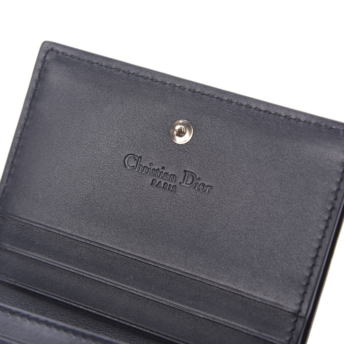 Calfskin Nature Ballet Wallet Blue Multicolor