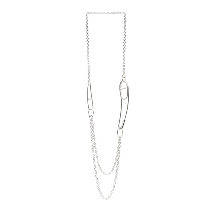 Hermes Sterling Silver Chaine d'Ancre Punk Long Necklace 3 of 6