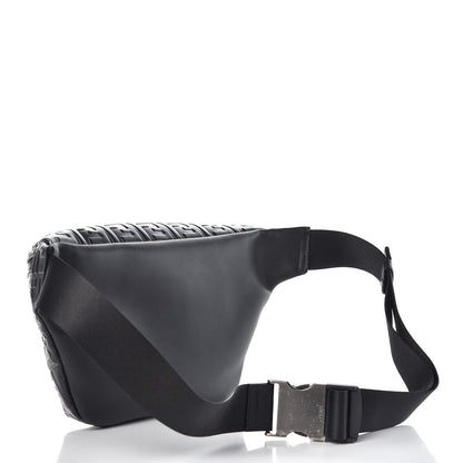 Fendi Vitello Century FF 1974 Embossed Belt Bag Black 3 of 7