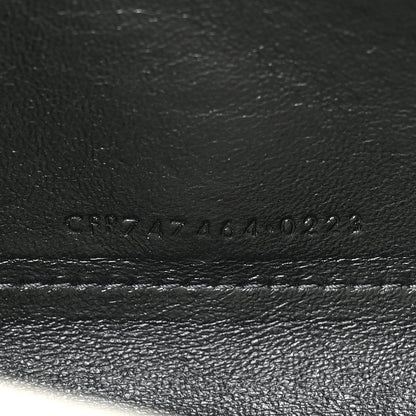 Saint Laurent SAINT LAURENT Smooth Calfskin Tri-Metal Cassandre Wallet On Chain WOC Crema Soft 10 of 12