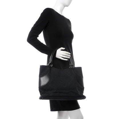 Gucci Monogram Signature GG Tote Black 2 of 17