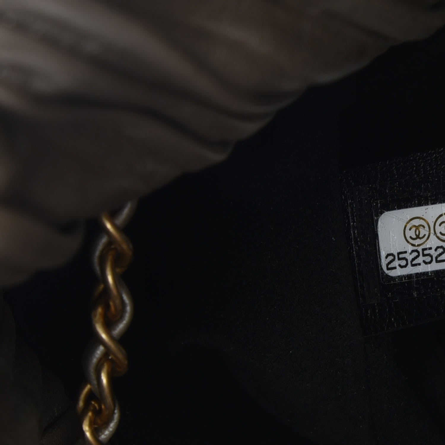 Chanel Iridescent Crumpled Calfskin Small Coco Pleats Backpack Gold 7 of 7