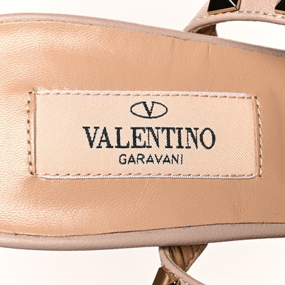 Valentino Garavani Patent Rockstud Ankle Strap 65mm Pumps 37 Poudre 6 of 7