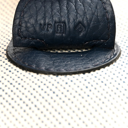 Hermes Toile Taurillon Clemence Evelyne III GM Bleu de Prusse 9 of 17