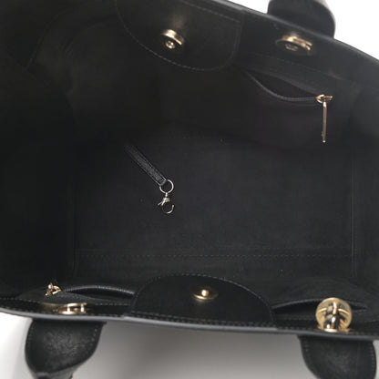 Chanel Caviar Small Studded Deauville Tote Black 4 of 4