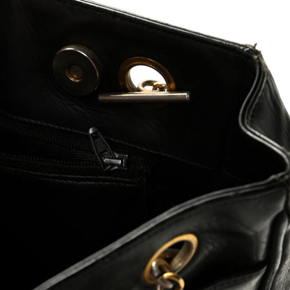Chanel Lambskin Quilted Shoulder Bag Black 15 of 16