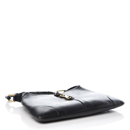 Gucci Calfskin Lobster Clasp Lock Jackie O Hobo Black 4 of 9