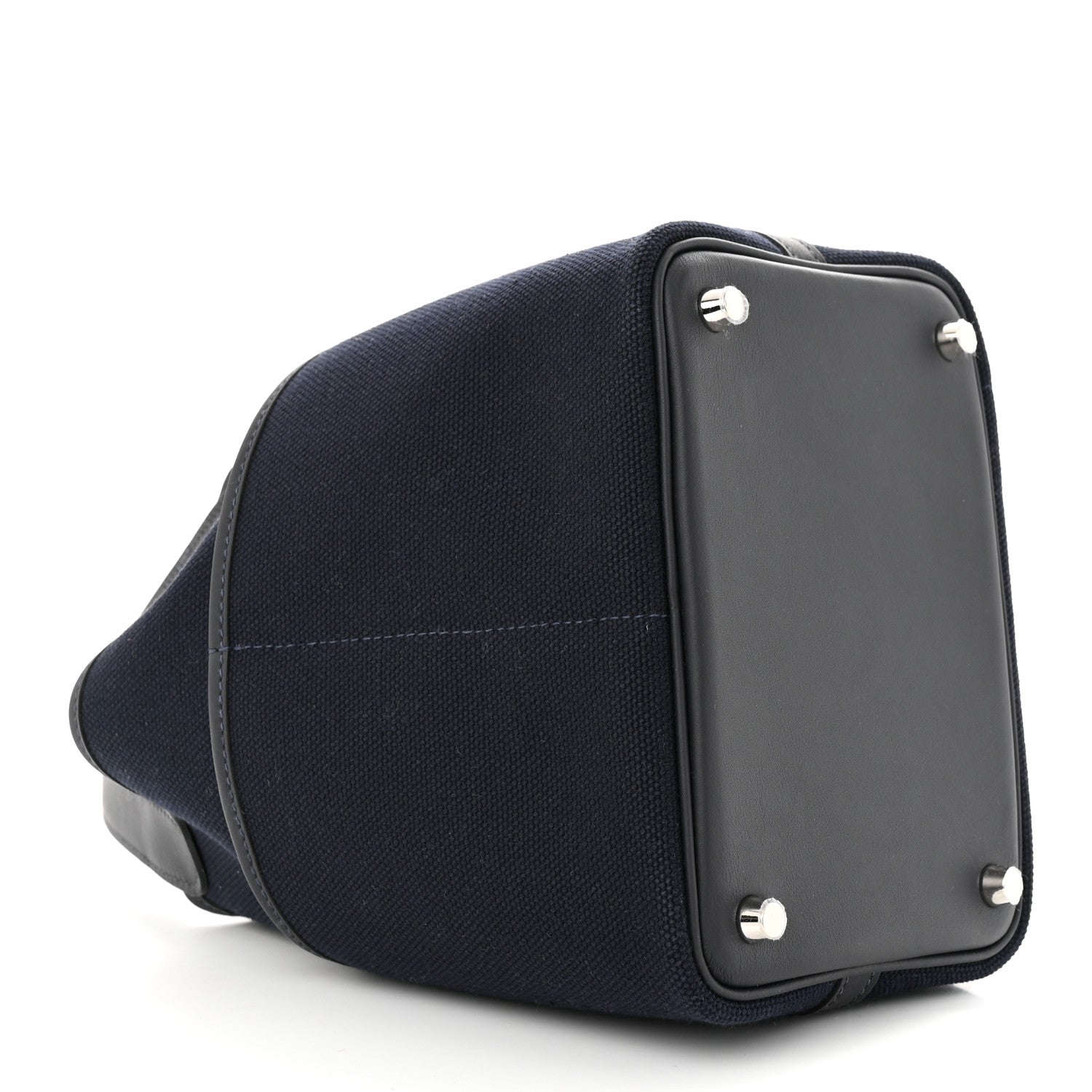 Hermes Toile Goeland Swift Cargo Picotin Lock 18 Bleu Marine 4 of 11