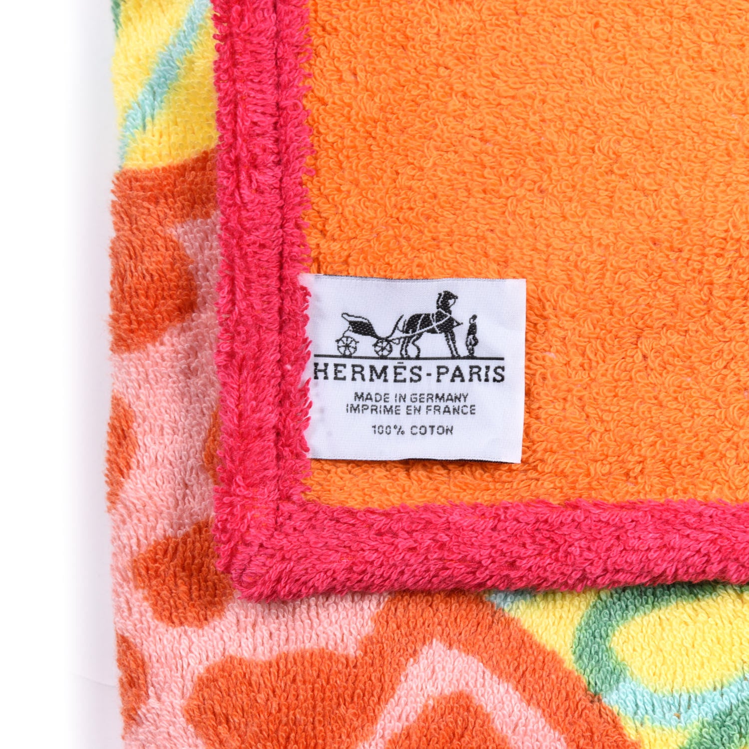 Hermes Cotton Terry Leopard Beach Towel 6 of 8