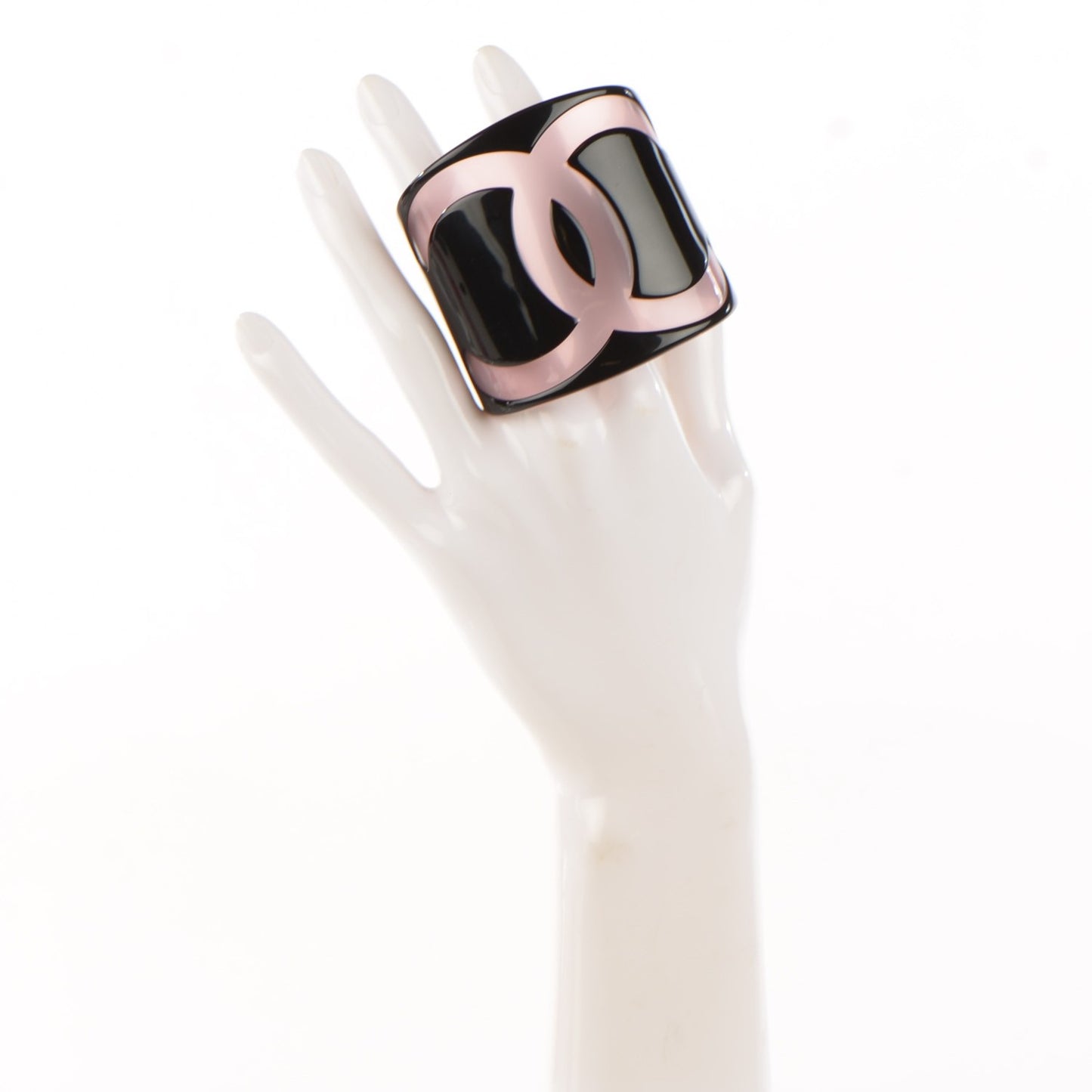 Resin CC Cuff Black Pink