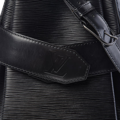 Louis Vuitton Epi Sac D'Epaule Black 7 of 13