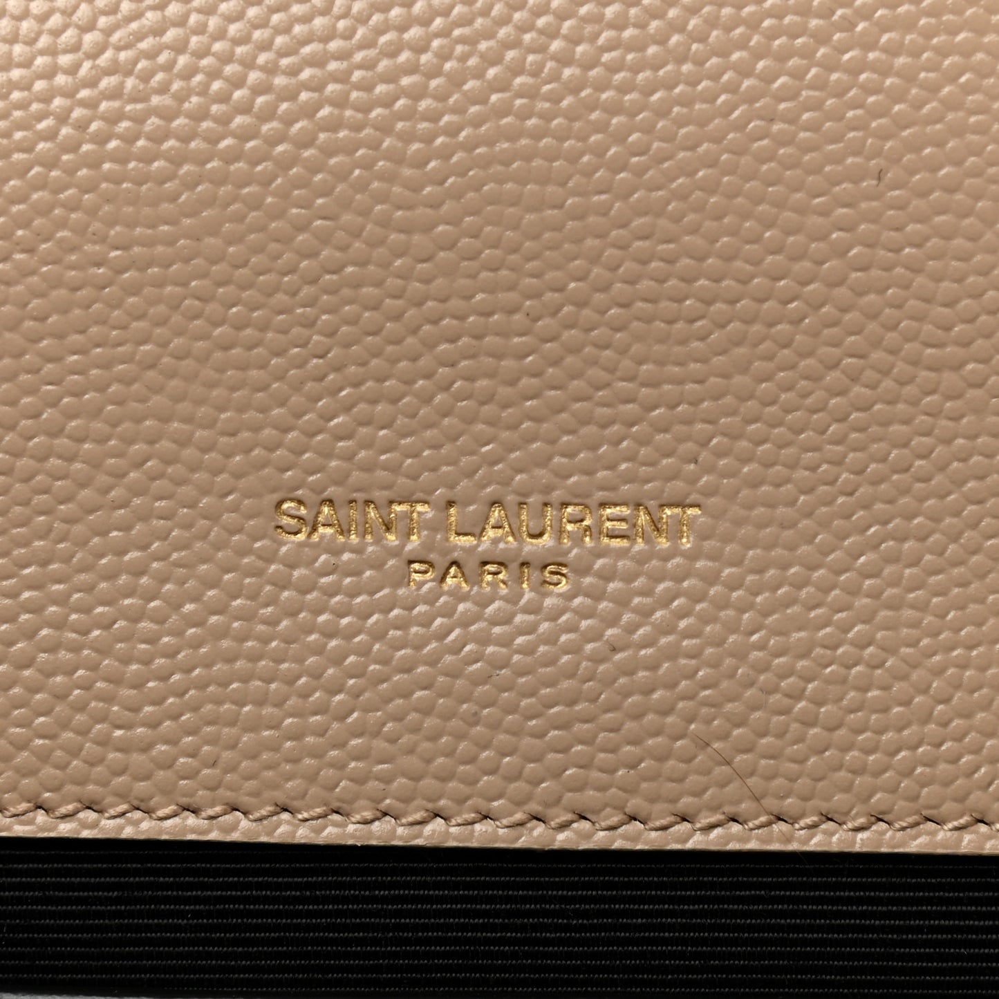 Grain De Poudre Small Monogram Kate Satchel Dark Beige