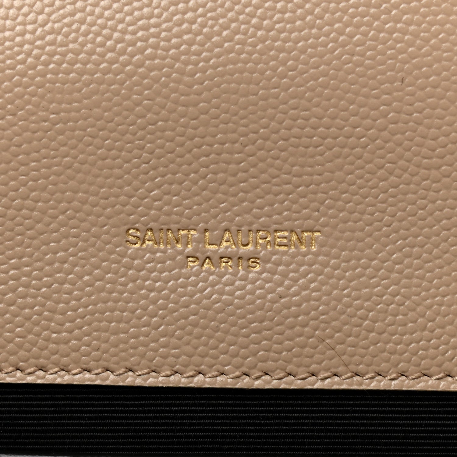 Saint Laurent Grain De Poudre Small Monogram Kate Satchel Dark Beige 6 of 12