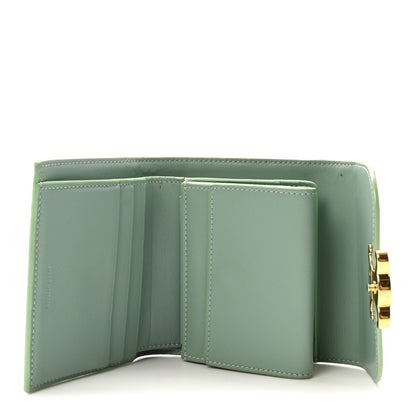 Celine Lizard Small Triomphe Wallet Pastel Green 5 of 7